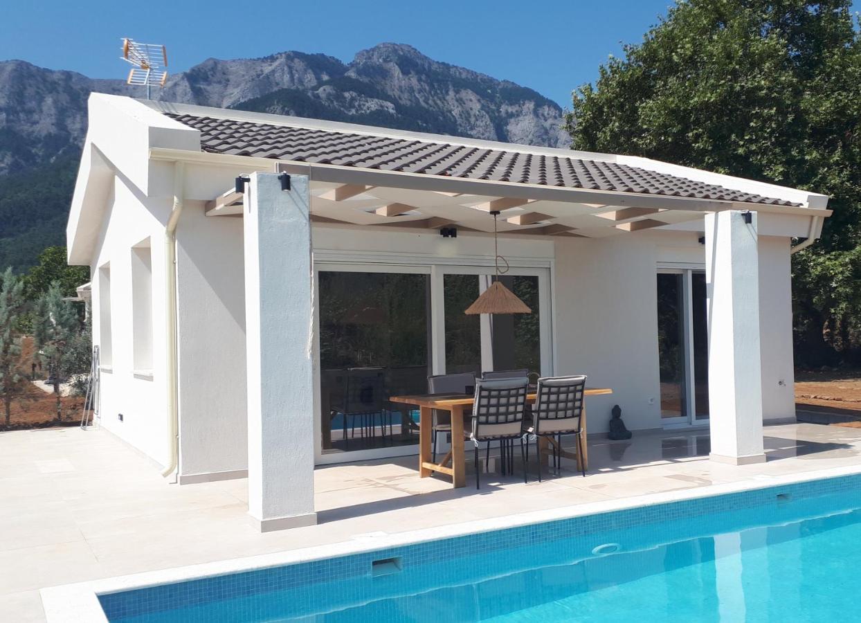 Casa O' - Moderne Villa Mit Grosser Terrasse Und Privatem Swimmingpool Skala Potamia  Bagian luar foto