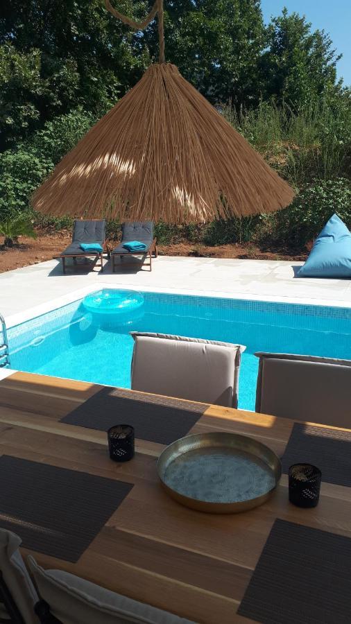 Casa O' - Moderne Villa Mit Grosser Terrasse Und Privatem Swimmingpool Skala Potamia  Bagian luar foto